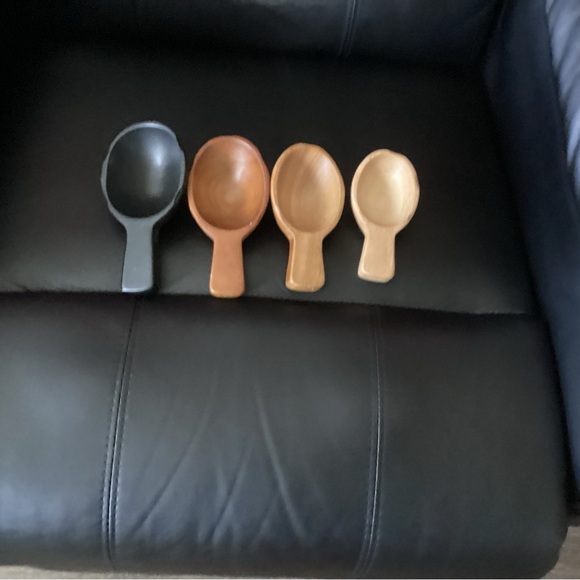 Wooden Serving Spoons Set - Brown ,black andTan, Multi purpose - Picture 6 of 6